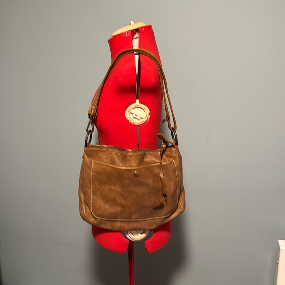Leather crossbody bag